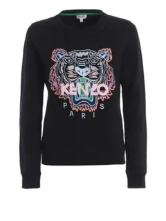 KENZO トラ刺繍 ブラック スウェット S - メルカリ