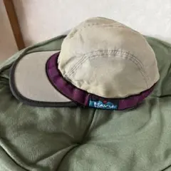 古着　KAVU キャップ ベージュ　MADE IN USA