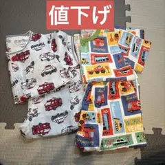 消防車・パトカー・ショベルカー　キッズパジャマセット 120cm バラ売り可能