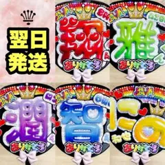 嵐 うちわ 名前 文字 ぷっくり ファンサうちわ メンバー ライブ 推し活 13