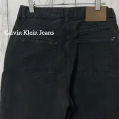 C3055 Calvin Klein Jeans デニムパンツ ブラック