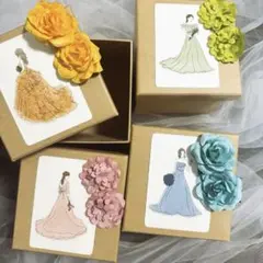 結婚式　ドレス色当てクイズ　ウェルカムスペース　サイリウム　抽選箱　ウェディング