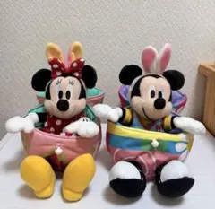 【レア商品】2011年イースターミッキーミニーぬいぐるみ