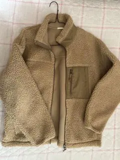 GU フリースジャケット ベージュ M