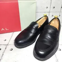 【極美品】 リーガル コインローファー JU32 レザー ブラック 冠婚葬祭 黒