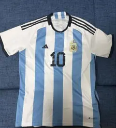 カ*郎様 アルゼンチン代表 MESSI メッシ #10 ユニフォーム L 中古
