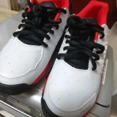 YONEX テニスシューズ ホワイト/レッド