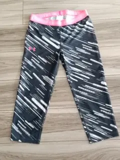 UNDER ARMOUR ストライプ柄 タイツ YLG