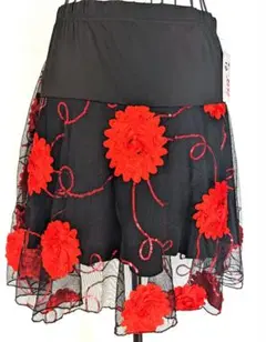 ダンス衣装　社交ダンス　練習着　L　フラメンコ　ベリーダンス