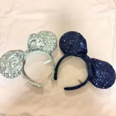 ディズニー　カチューシャ(スパンコールミニーちゃん)２つセット