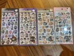 【正規品】ボンボンドロップシール　和柄　4枚セット　忍者　相撲