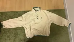 U.S. POLO ASSN. アイボリーフリースジャケット