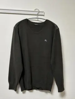 【美品】バーバリーロンドン カシミヤ98% 長袖ケーブルニット ストレッチ osharewalker ニット 長袖 レディース トップス セーター