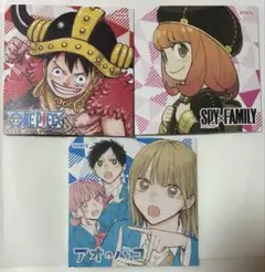 ナツコミ　ツインステッカー　3枚セット　ONE PIECE SPY×FAMILY