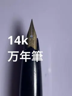 PLATINUM 14K 万年筆 プラチナ ゴールドニブ ブラック×ゴールド - メルカリ