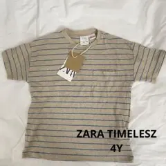 ZARA TIMELESZ リネンブレンドTシャツ
