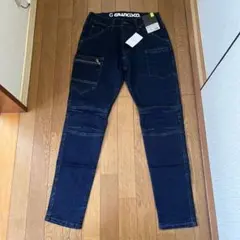 新品GRANCISCOデニムカーゴ Mサイズ ダークブルー