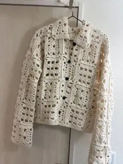 TODAYFUL Crochet Knit Shirts エクリュ