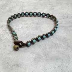 ターコイズアンクレット ハンドメイド