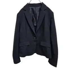 ジェイプレス テーラードジャケット ブラック L オフィスカジュアル