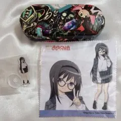 魔法少女まどか⭐︎マギカ　Zoff コラボ　眼鏡・眼鏡ケース　暁美ほむらモデル 魔法少女まどか⭐︎マギカ Zoff コラボ 眼鏡・眼鏡ケース 暁美ほむら