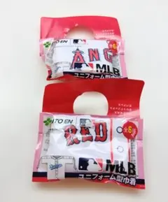おーいお茶MLBユニフォーム巾着袋　エンゼルス、レッドソックスのサムネイル