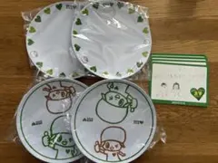 オリジナルメラミンプレート　　サントリーGREEN DA-KA-RA 4枚