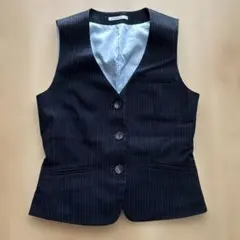 事務服　Bonmax ストライプ ベスト ジレ AV1253のサムネイル
