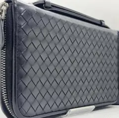 希少美品✨　ボッテガヴェネタ　オーガナイザー　ラウンドファスナー　イントレ　財布