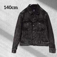 GAP KIDS ブラックデニムジャケット L 【日本サイズ140cm】 キッズ