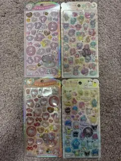 も*！様 うるちゅるシール　サンリオ　4枚セット
