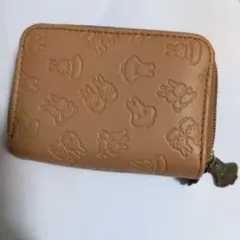 うさぎエンボス加工コインケース ベージュのサムネイル
