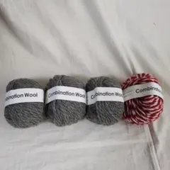 DARUMAルームシューズ作成キット　Combination Wool