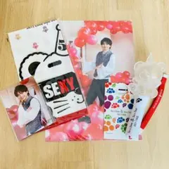 STAGE  佐藤勝利セット　クリアファイル　大判ハンカチ　ペンライト　セクゾ