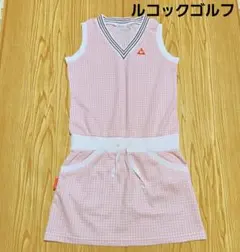 ルコックゴルフ　レディースゴルフウェア　ノースリーブ　ワンピース　Ｍ