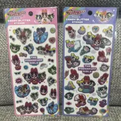 キャンディーグリッターステッカー　パワパフ　パワーパフガールズ　2種セット