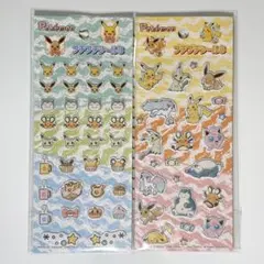 ポケモン プチプチシール3｜2枚セット｜シール帳