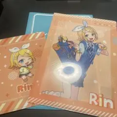 初音ミク　エンタメくじ2024 クリアファイルセット　フォトフレーム　鏡音リン