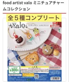 food artist valo ミニチュアチャームコレクション コンプリート