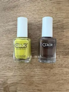 Color Club ネイルカラーセット イエロー ブラウン