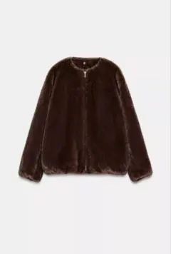 2026年最新】ZARA カラー：ブラウン系 レディース 毛皮・ファーコート