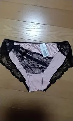 aimerfeel エメフィール フロントサテン レース付きショーツ Mサイズ