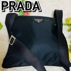 PRADA✨プラダ✨ショルダーバッグ✨サコッシュ✨三角金具✨トライアングルロゴ✨