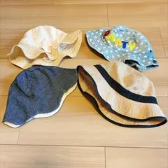 ⭐️まとめ売り⭐️ベビー 帽子 ４セット サイズ50〜52 夏 暑さ対策