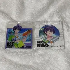 にじさんじ ろふまお 剣持刀也 アニメイトカフェ 缶バッジ キーホルダー