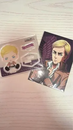 進撃の巨人 エルヴィン・スミス アクスタブロマイドセット スペシャルくじ