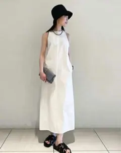 BACCA コットンピケ タンクトップドレス BACCA コットンピケ タンクトップドレス - メルカリ