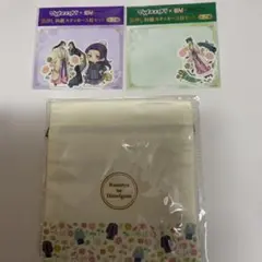 薬屋のひとりごと　マツキヨココカラ　巾着&箔押し和紙ステッカー　3点セット♪