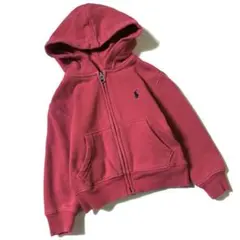 【美品】ポロバイラルフローレン　スウェット　ジップパーカー　キッズ　子供服　2