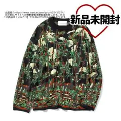 未開封 グラフィックニットプルオーバー(長袖) beautiful people